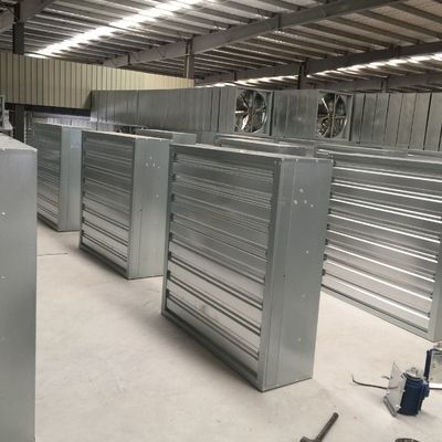 Ventilador de extração de CA montado na parede de 48 polegadas com ventilação de estufa de prata do motor Siemens