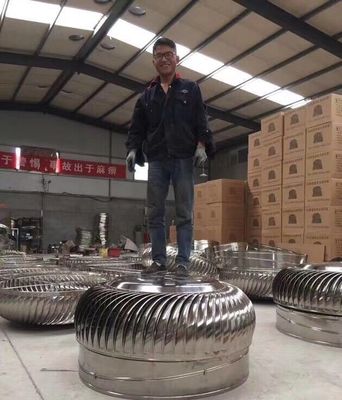 Ventilador de exaustão de turbina de ventilação de telhado movido pelo vento personalizado para eficiência ideal