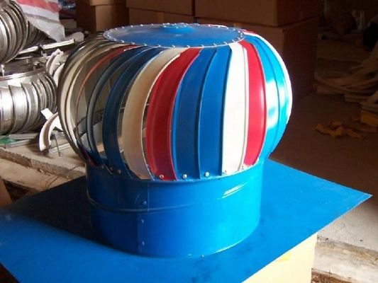 2-11,3 kg Ventilador de turbina de pássaro giratório movido pelo vento para ventilação de armazém de montagem no telhado