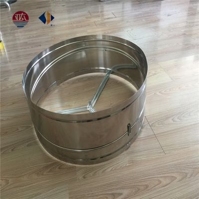 Lâmina de aço inoxidável sem ventilador de telhado elétrico para ventilação e circulação de ar no armazém