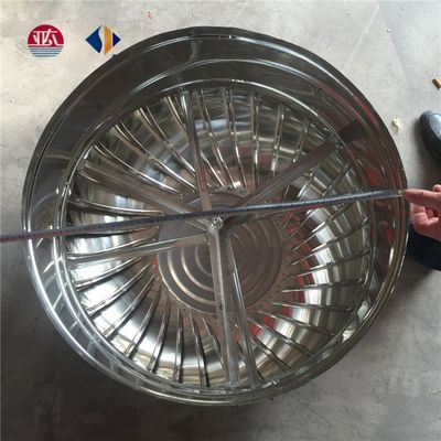 Ventilador de telhado sem energia Turbina Whirlybird Vents com peso de projeto leve kg 4,2-12.5