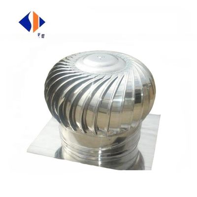 Ventilador de turbina de telhado de aço inoxidável acionado pelo ar para ventilação ideal