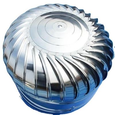Ventilador de turbina de telhado de aço inoxidável acionado pelo ar para ventilação ideal